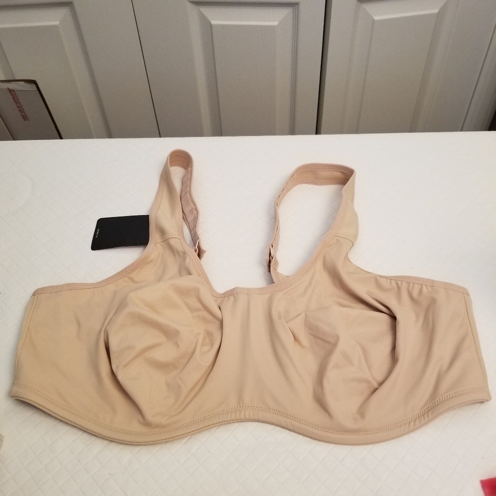 Syrokan Max Control High Impact Underwire Sports Bra A227 Beige Size 46C NWT